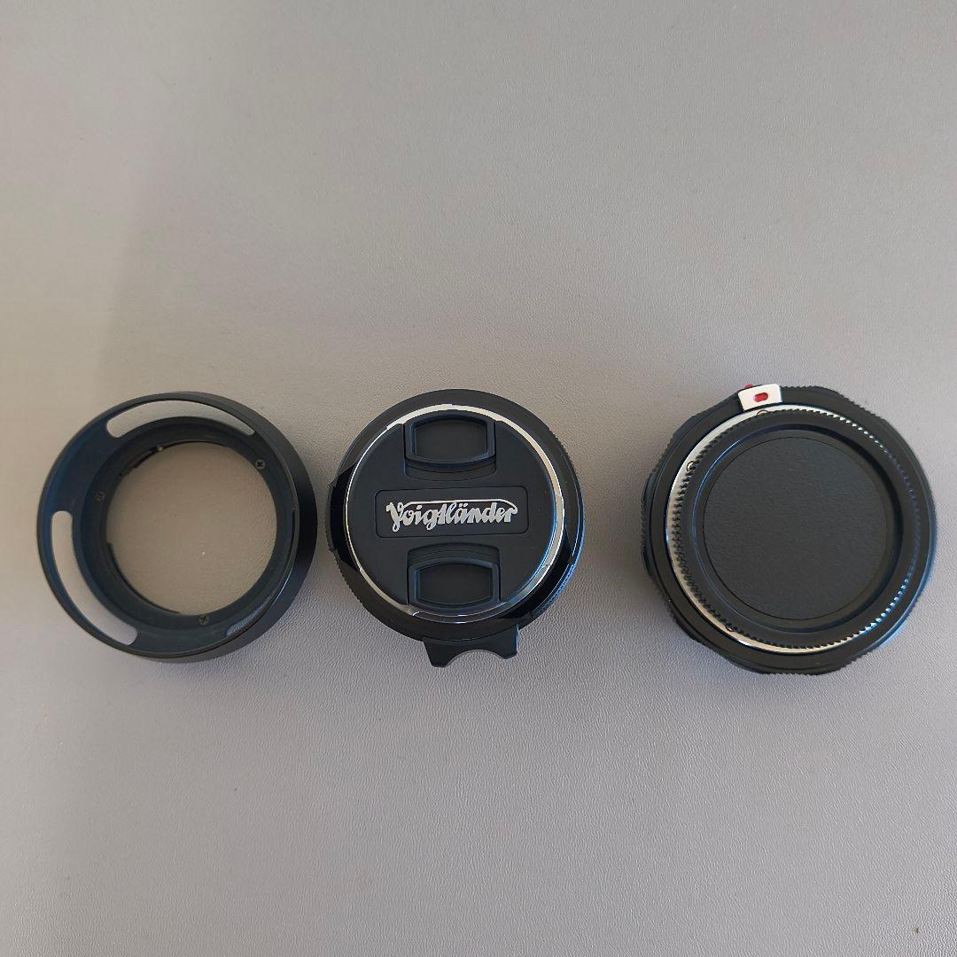【極美品】Voigtlander35mmＦ2.5+アダプタ+フード+フィルター