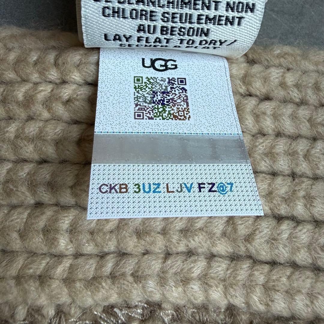 【UGG】 マフラー＊ホワイトペッパー＊新品未使用
