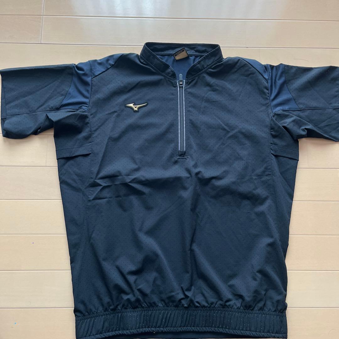 MizunoPro 半袖シャツとショートパンツ セット ネイビー