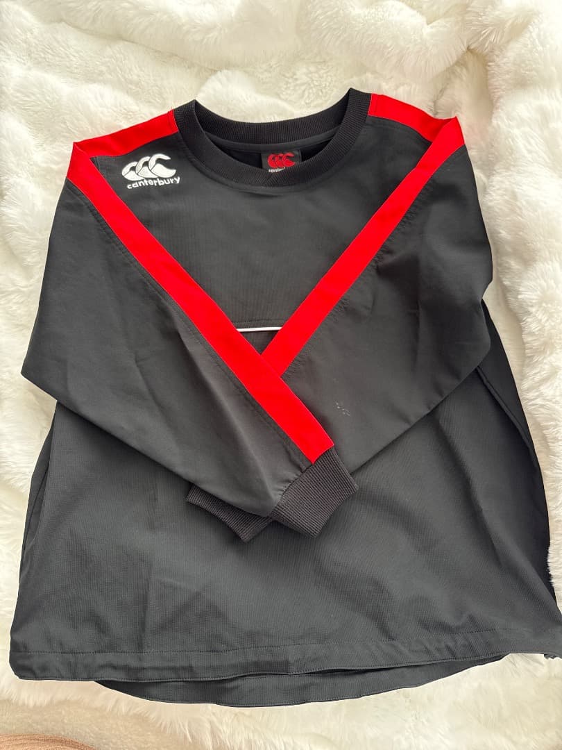 Canterbury ウォームアップウェア 160 黒/赤