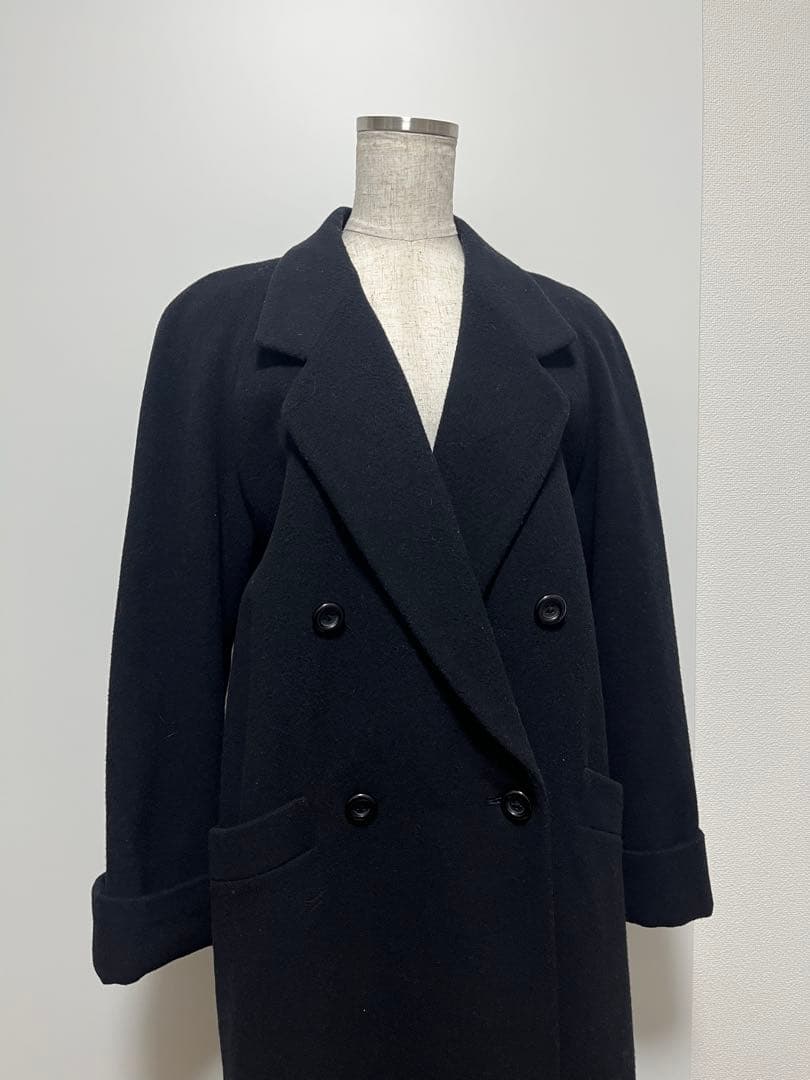 BURBERRY'S ブラック ダブルブレストコート