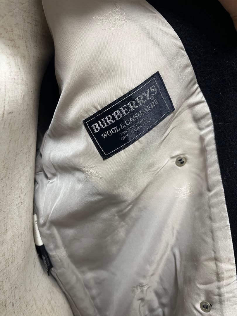 BURBERRY'S ブラック ダブルブレストコート