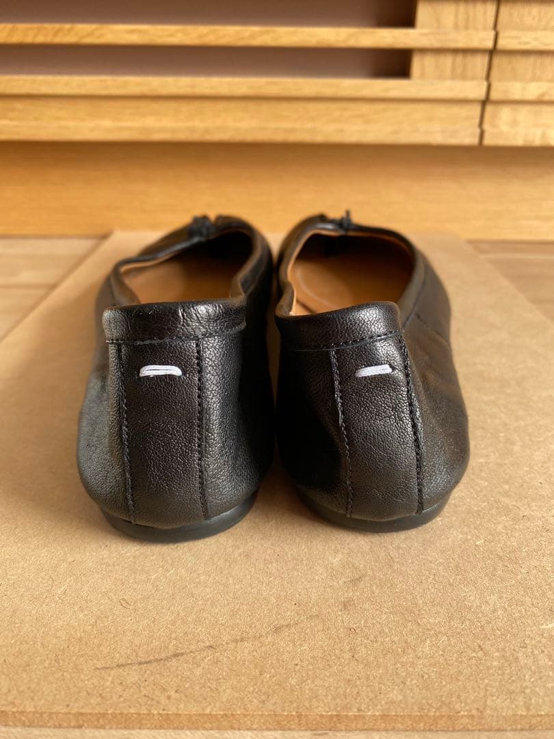 マルジェラ　タビ　バレエシューズ　サイズ38.5 黒