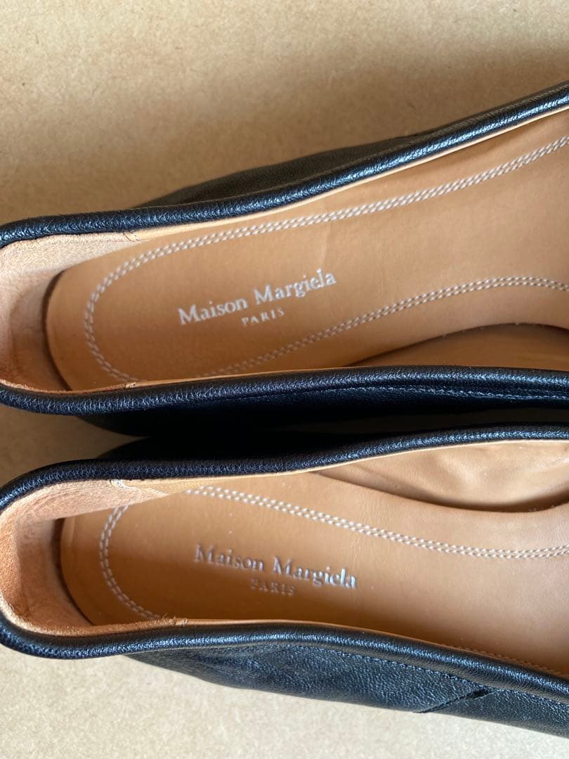 マルジェラ　タビ　バレエシューズ　サイズ38.5 黒