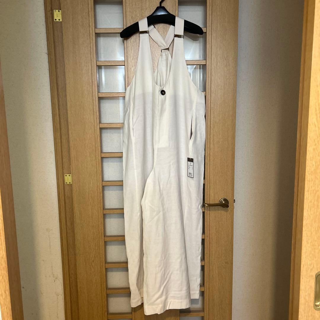 新品★ayane 麻混サロペット