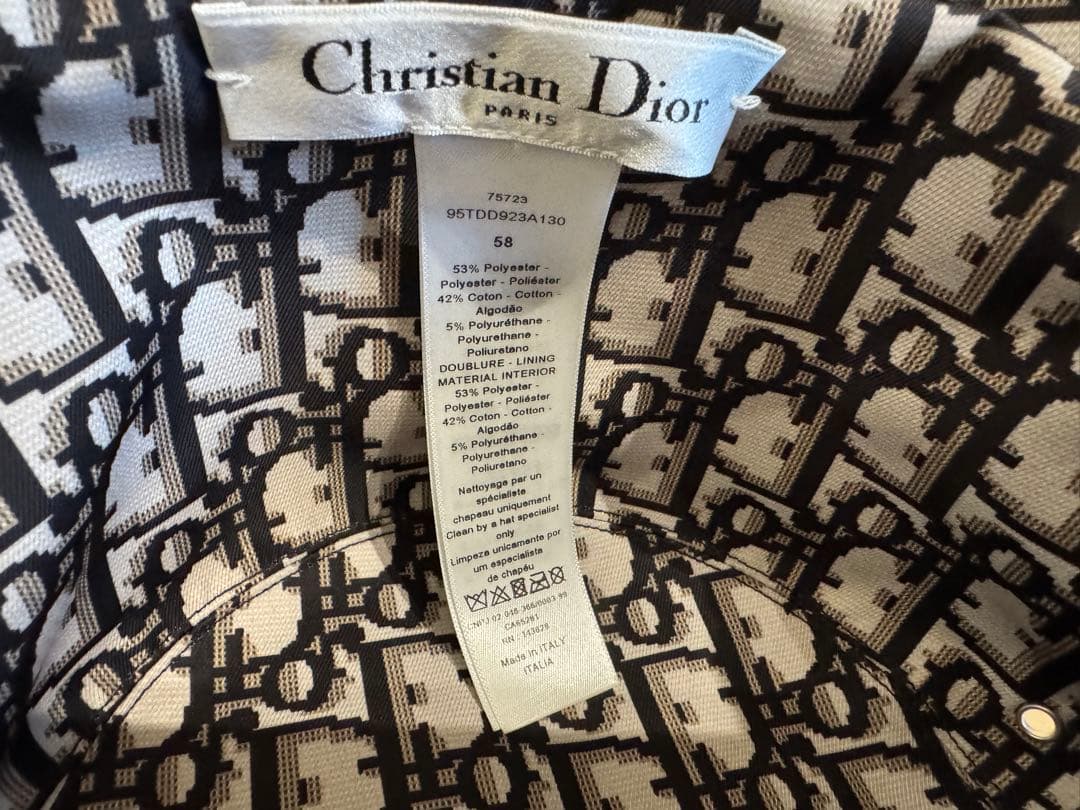 値下げ【正規品】ディオールDior バケットハット