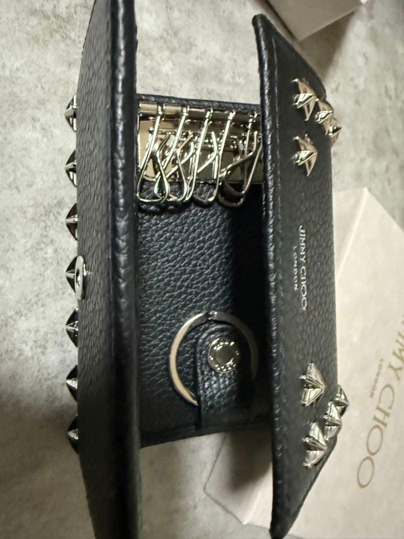 JIMMY CHOO ジミーチュウ スタッズ キーケース