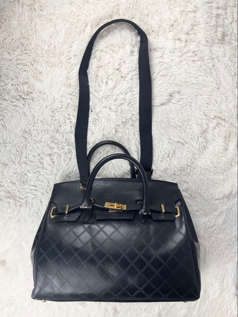 A4可 極美品 VERSACE レザー 2WAY ショルダーバッグ メデューサ