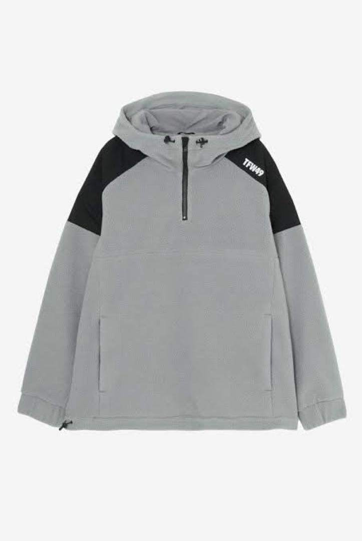 【美品】TFW49 フーディー ハーフジップブルゾン XL