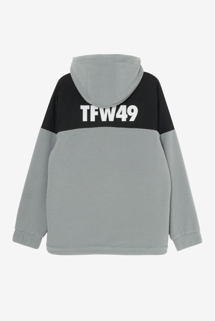 【美品】TFW49 フーディー ハーフジップブルゾン XL