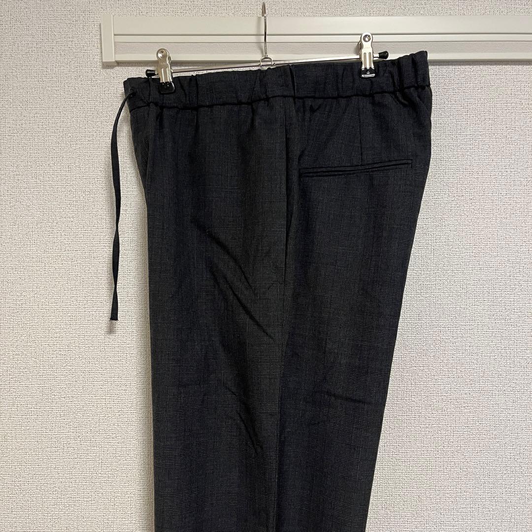 ATON エイトン WOOL TROPICAL MEN イージーテーパードパンツ