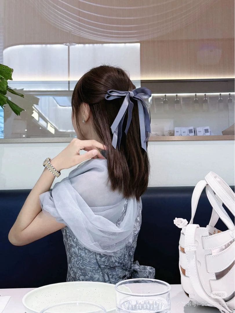 dazzlin シアーベールジャガードワンピース オケージョンドレス グレー S