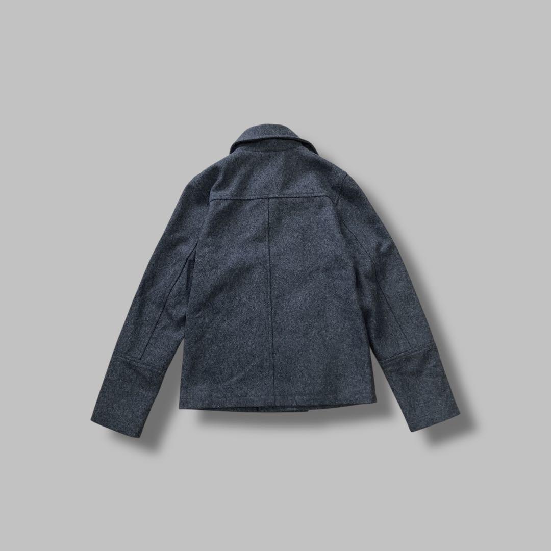 ろろ SKULL BUTTON SHORT PEA COAT 3133T