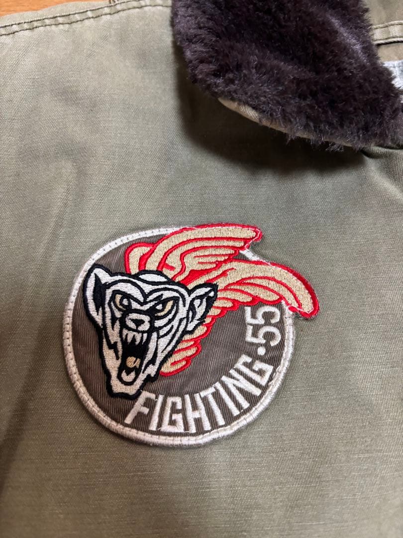 雰囲気抜群 フライトジャケット サイズLA 中綿　vintage