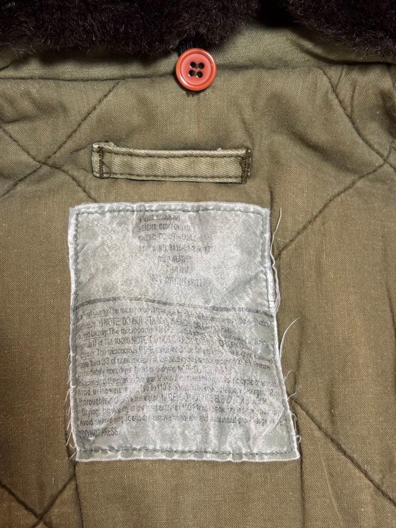 雰囲気抜群 フライトジャケット サイズLA 中綿　vintage