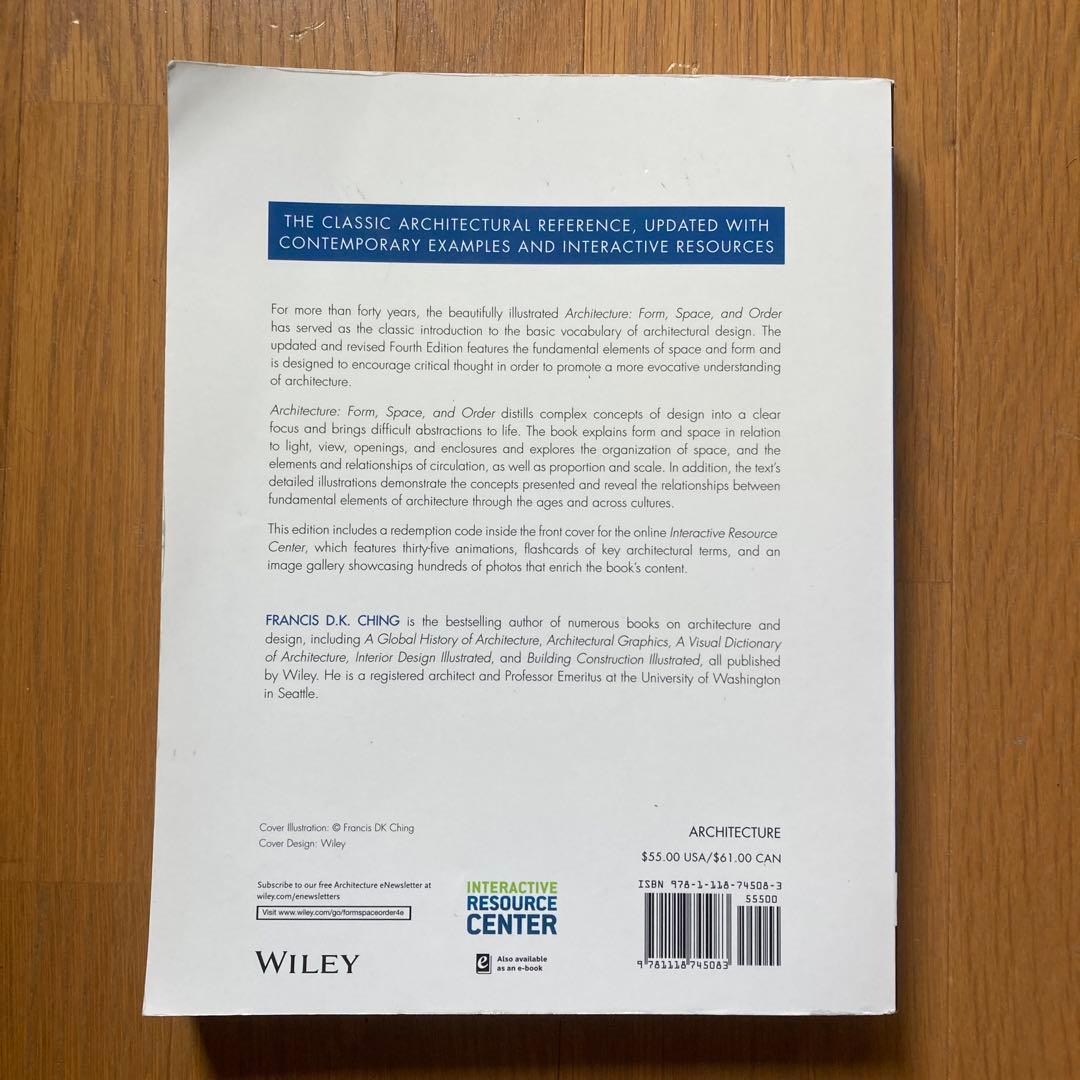 語学・辞書・学習参考書 Francis D. K. Ching Architecture