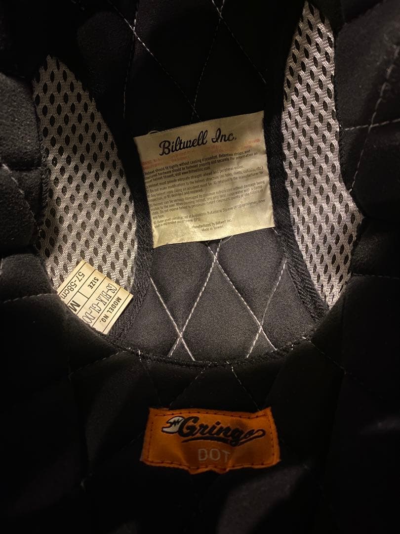 ビルトウェル グリンゴS ブラック＆ゴールドリム カスタム Mサイズ 57-58