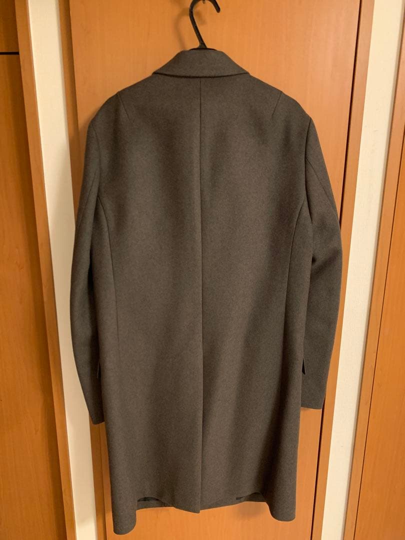 新品アタッチメントグレー カシミア混チェスターコート