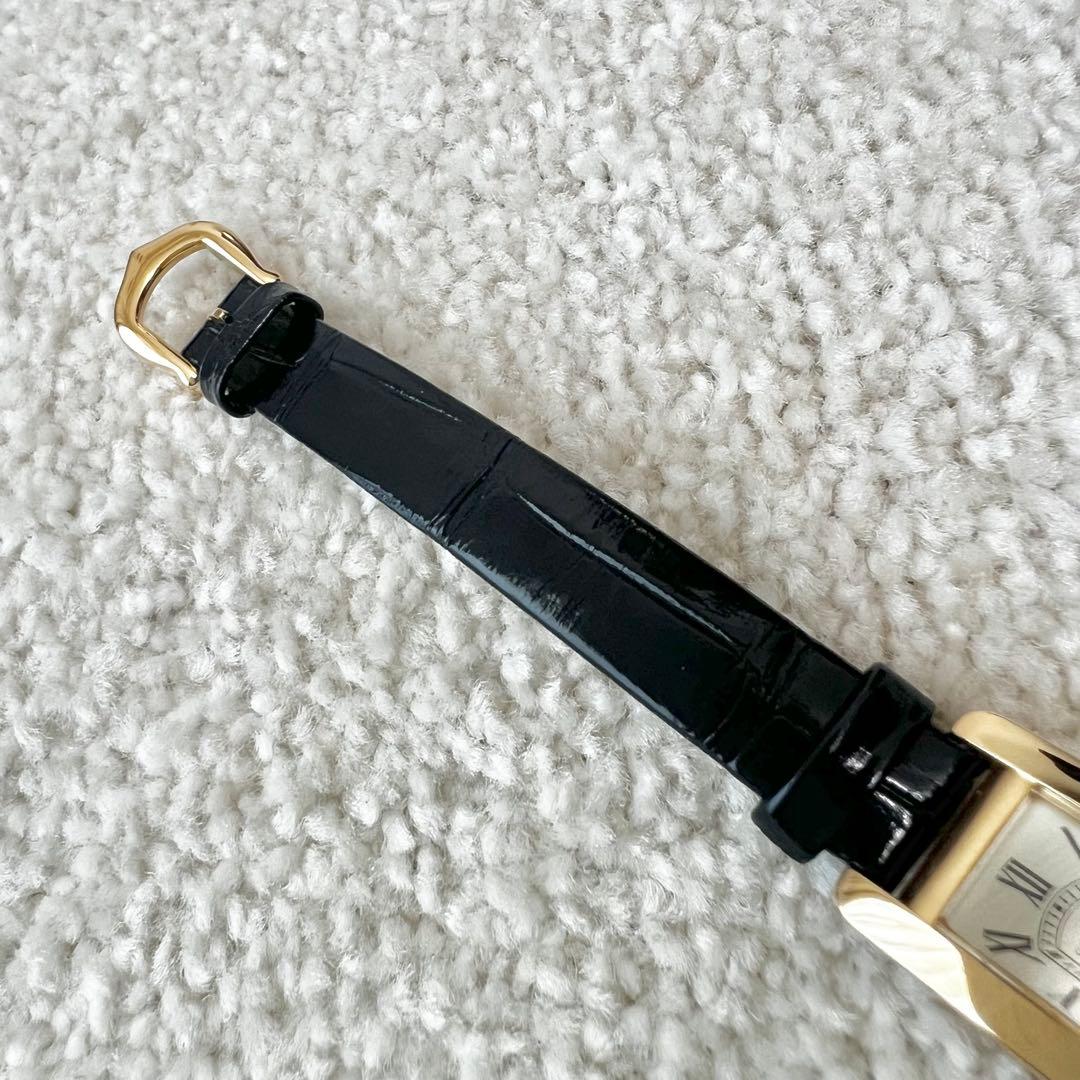 Cartier カルティエ タンクアメリカンミニ ベルト アリゲーター ネイビー