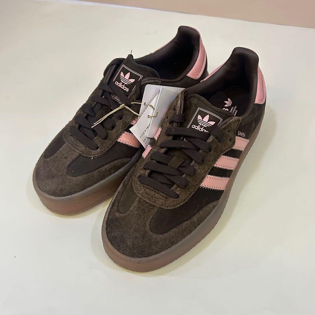 再入荷✨adidas SAMBAE　24cm ピンク×ブラウン 新品未使用