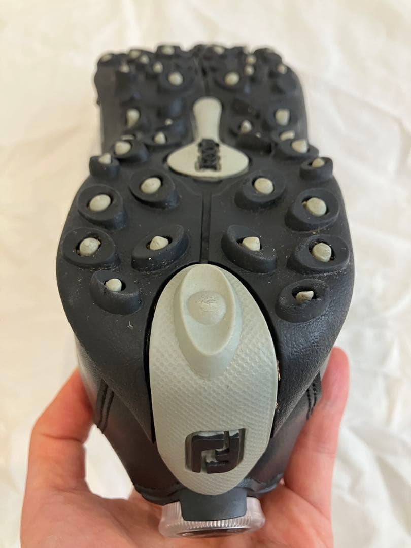 美品 フットジョイ EXL ゴルフシューズ スパイクレス BOA 黒 26cm