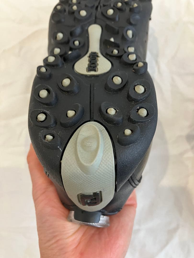 美品 フットジョイ EXL ゴルフシューズ スパイクレス BOA 黒 26cm