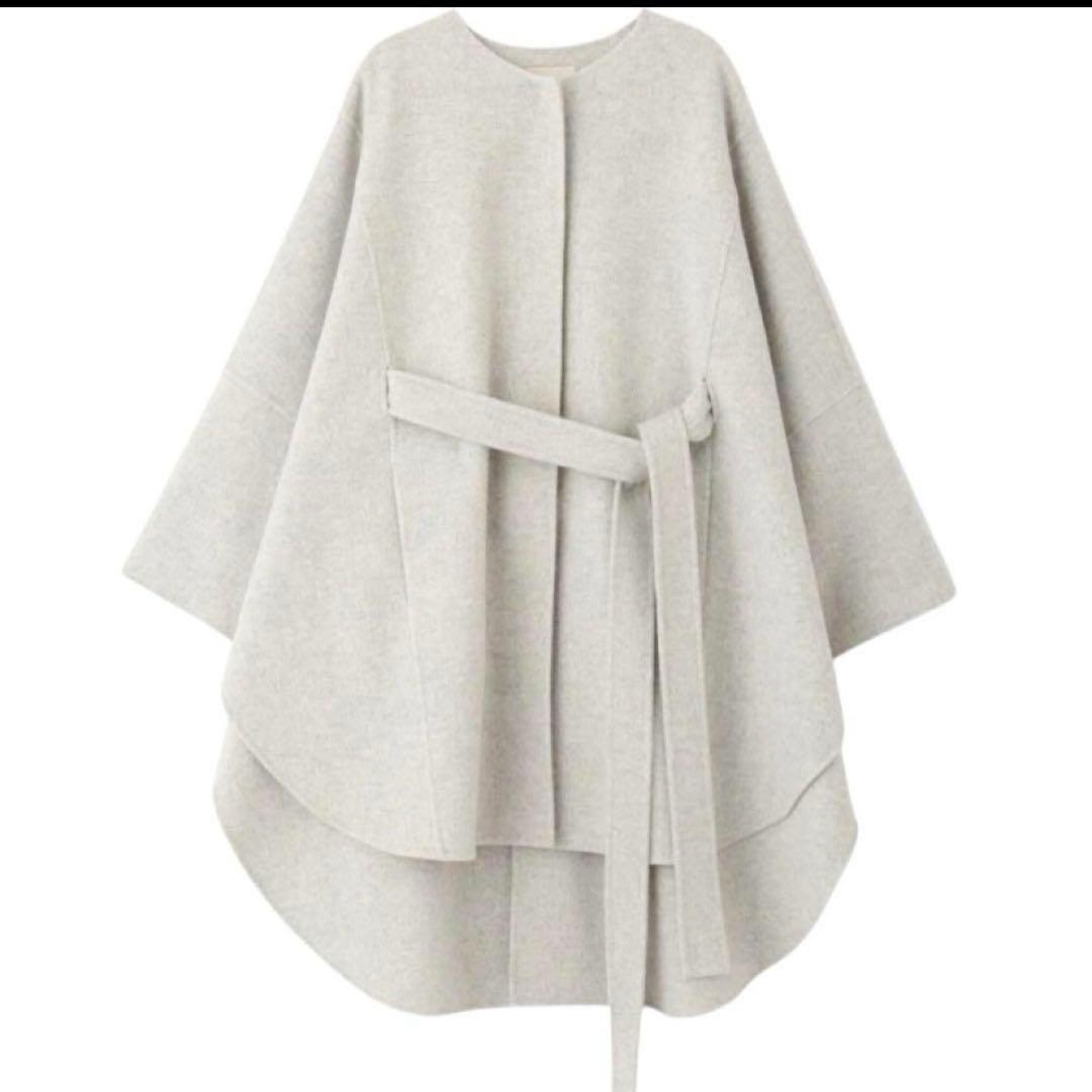 【美品】ルフィル　ウールリバーポンチョ　0サイズ