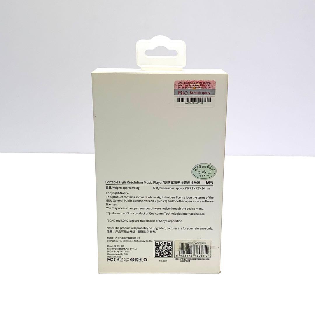 【ほぼ新品】Fiio M5 デジタルオーディオプレーヤー FIO-M5-B