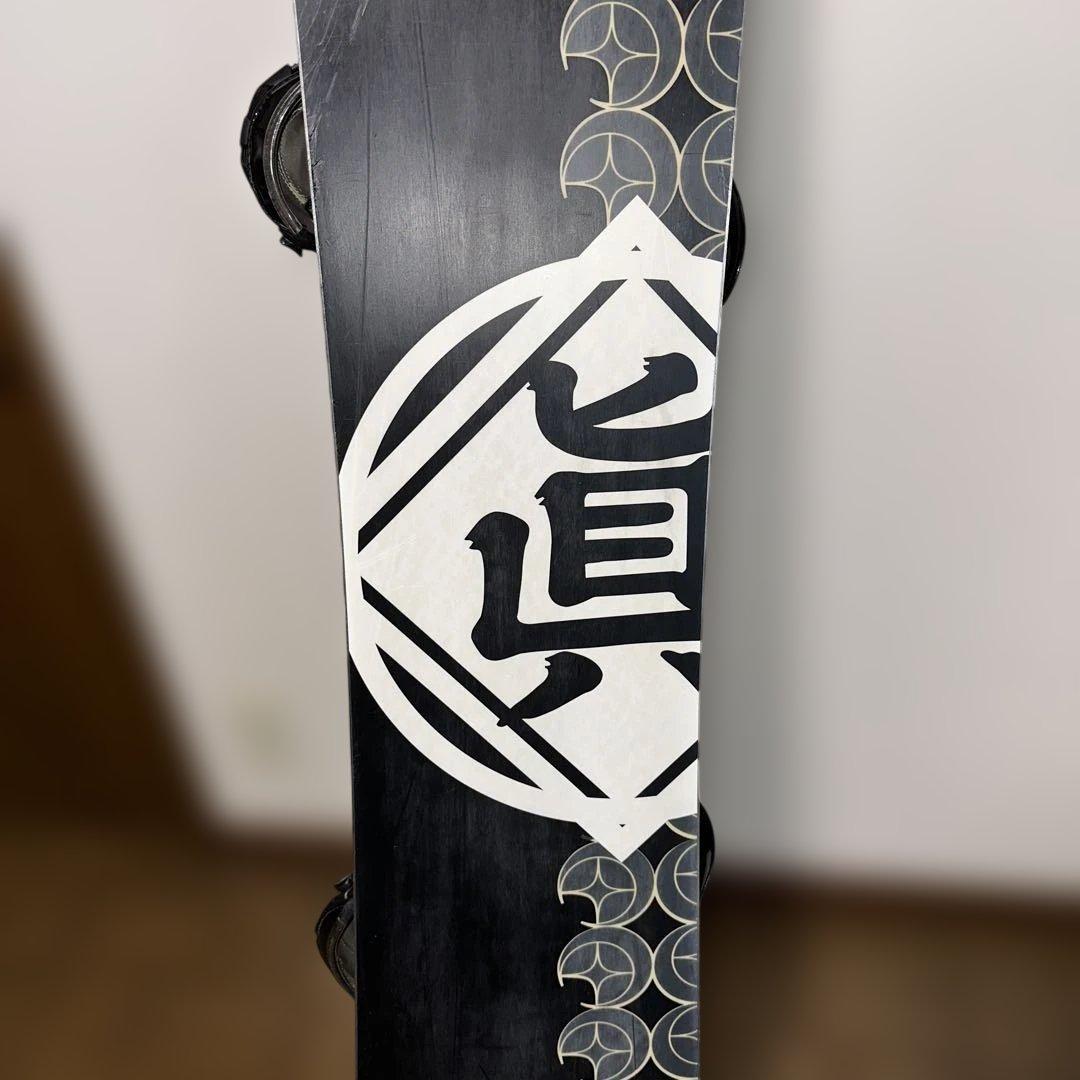 眞空雪板等　儚　152cm FLUX バインディング
