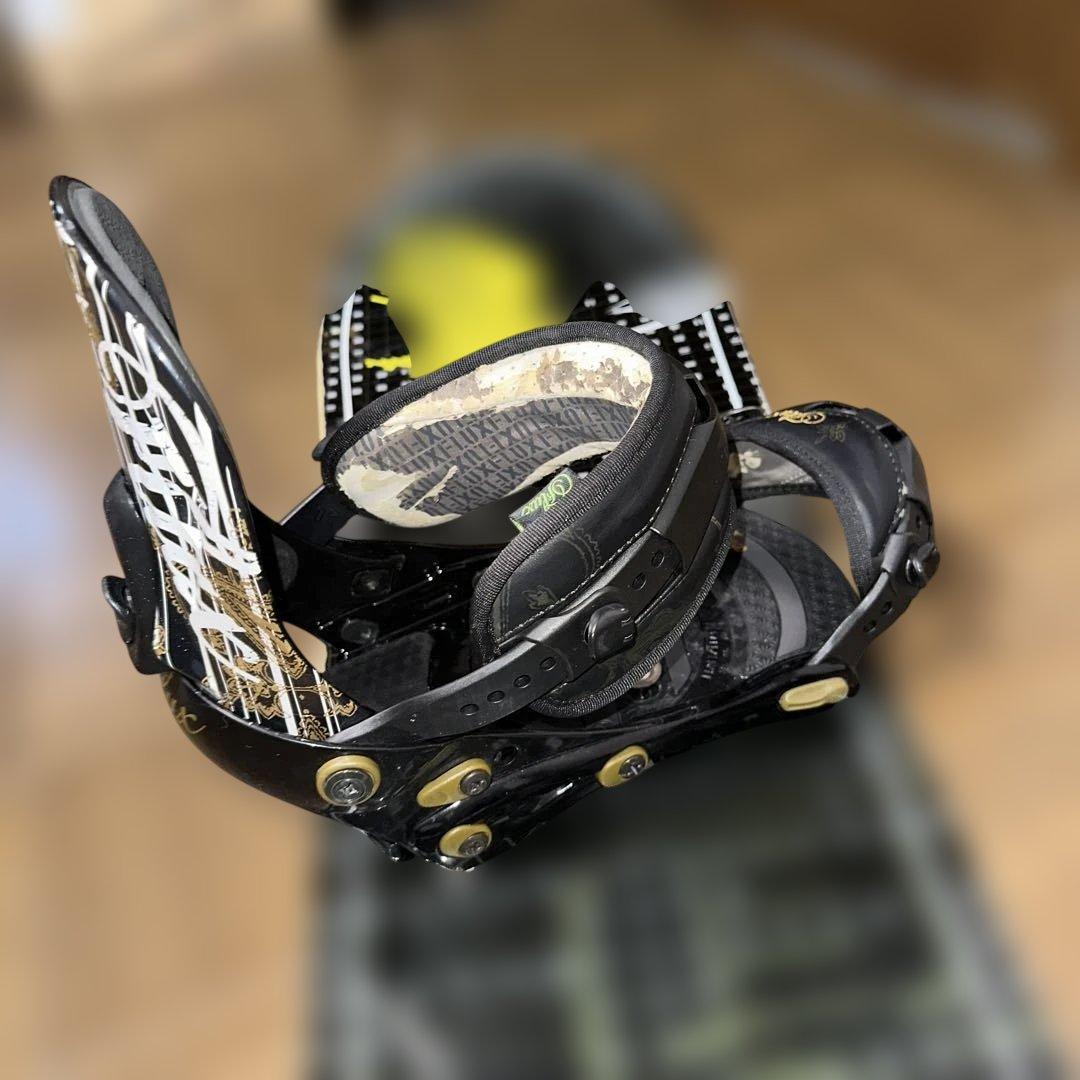 眞空雪板等　儚　152cm FLUX バインディング