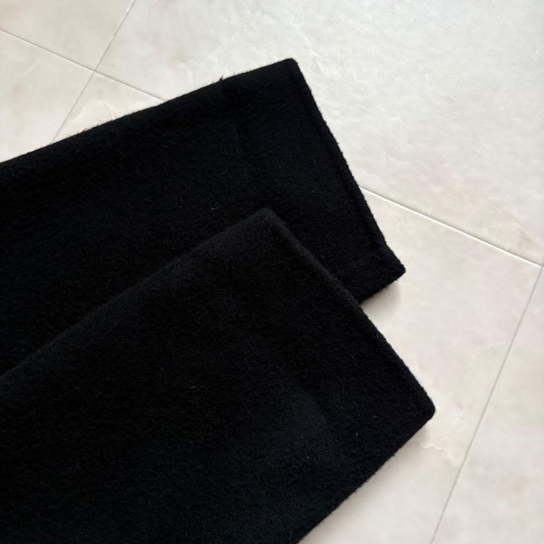 美品✨ FRAY I.D 10YEARリバーコート 黒0 尾州ウール ベルト付