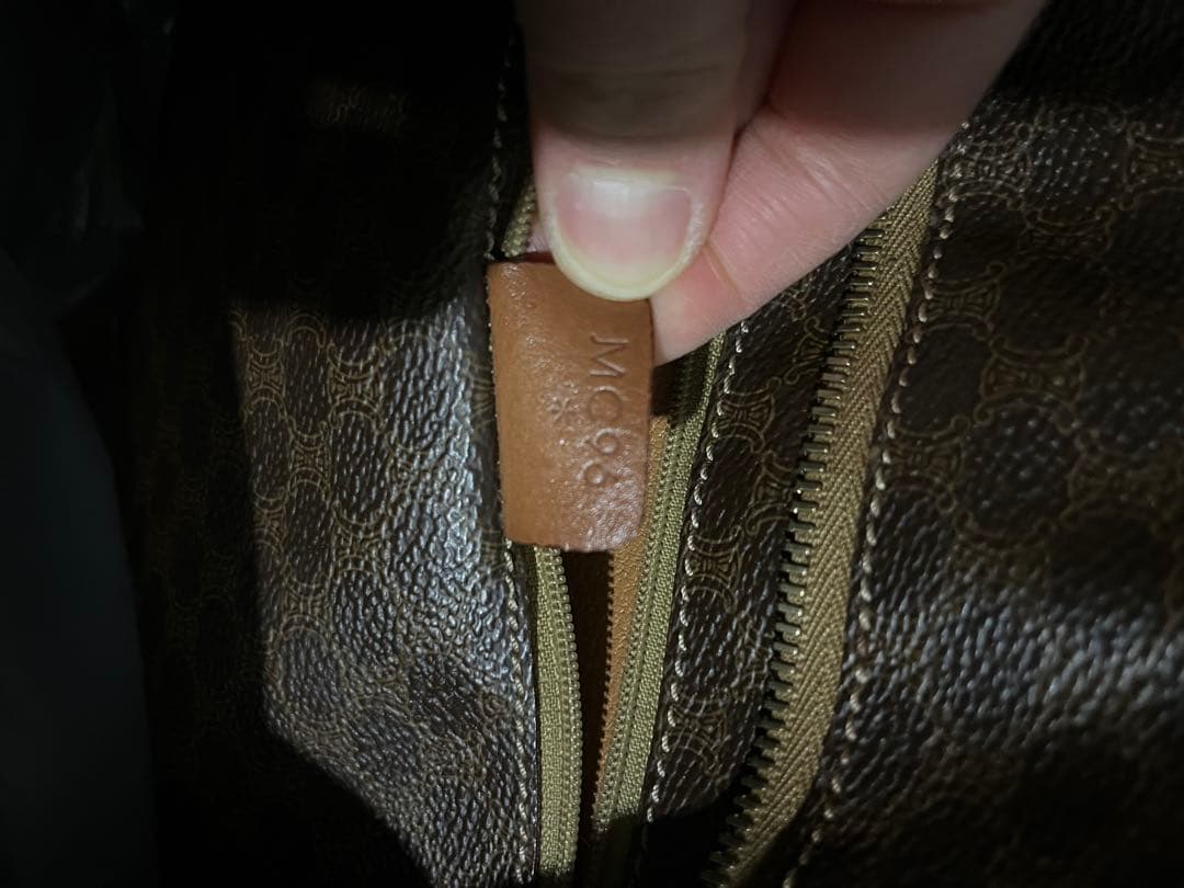 マ*ー様 【CELINE レザー】セリーヌゴールド金具ブラウン　トートバッグ　ラ