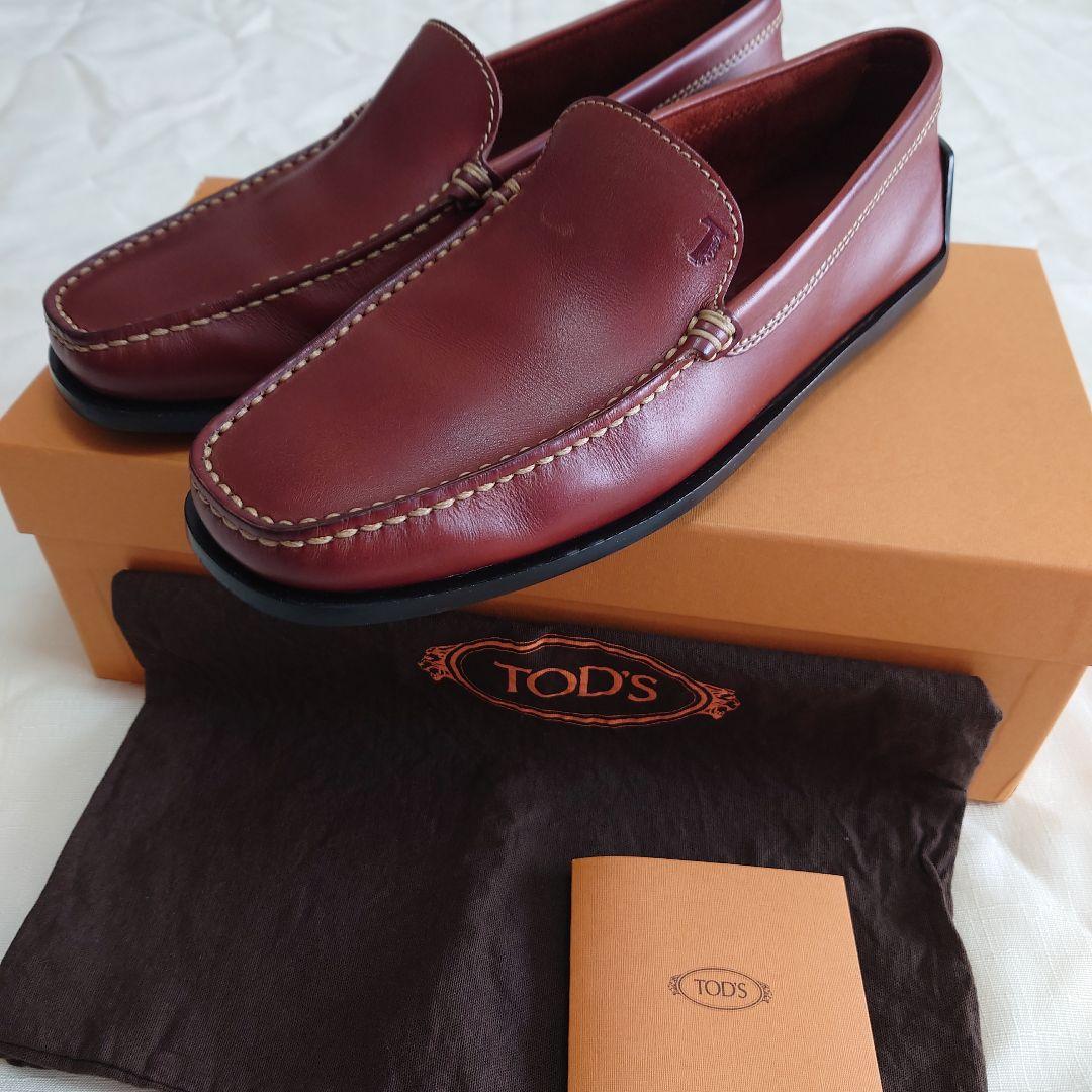 美品　TOD'S 　トッズ　ゴンミーニ　ドライビングシューズ　ブラウン サイズ6