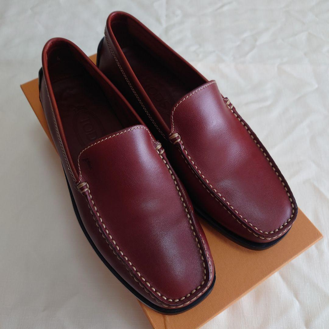 美品　TOD'S 　トッズ　ゴンミーニ　ドライビングシューズ　ブラウン サイズ6