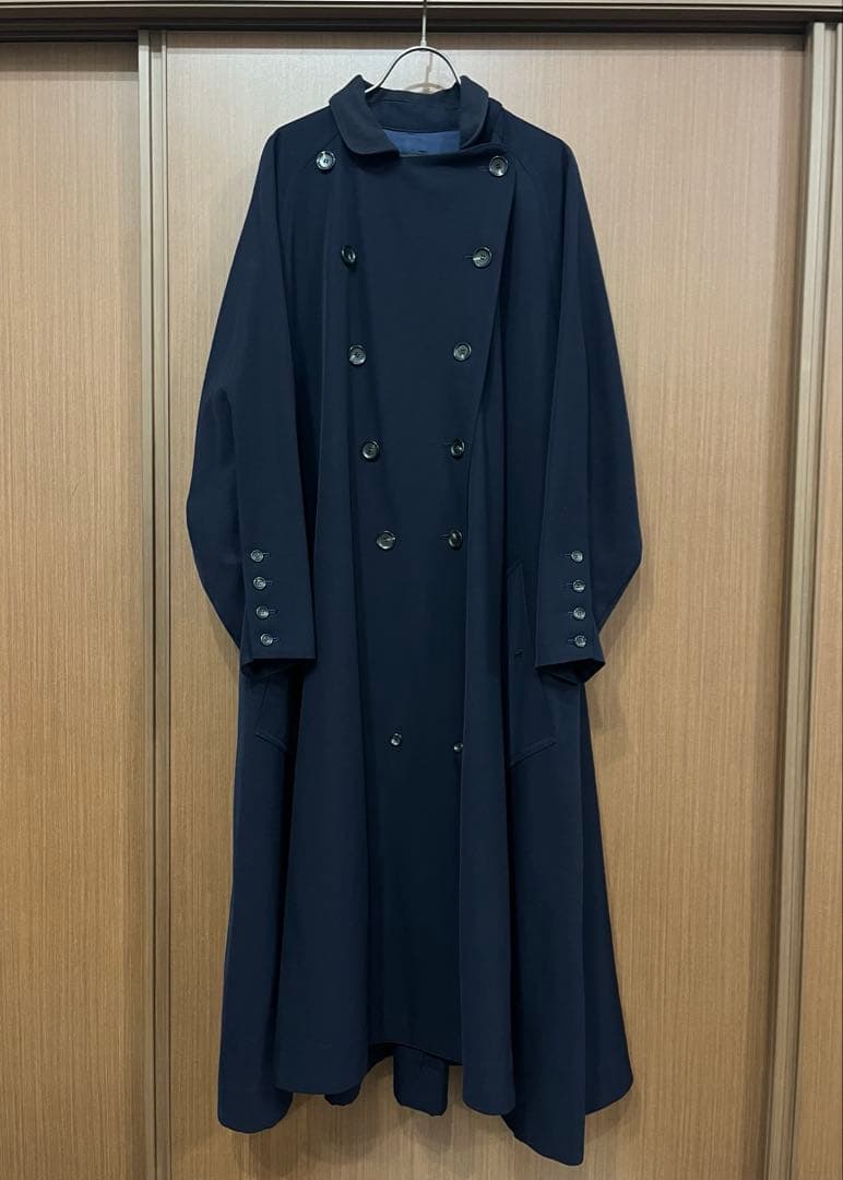 ジャケット・アウター 80s katharine hamnett drape long coat