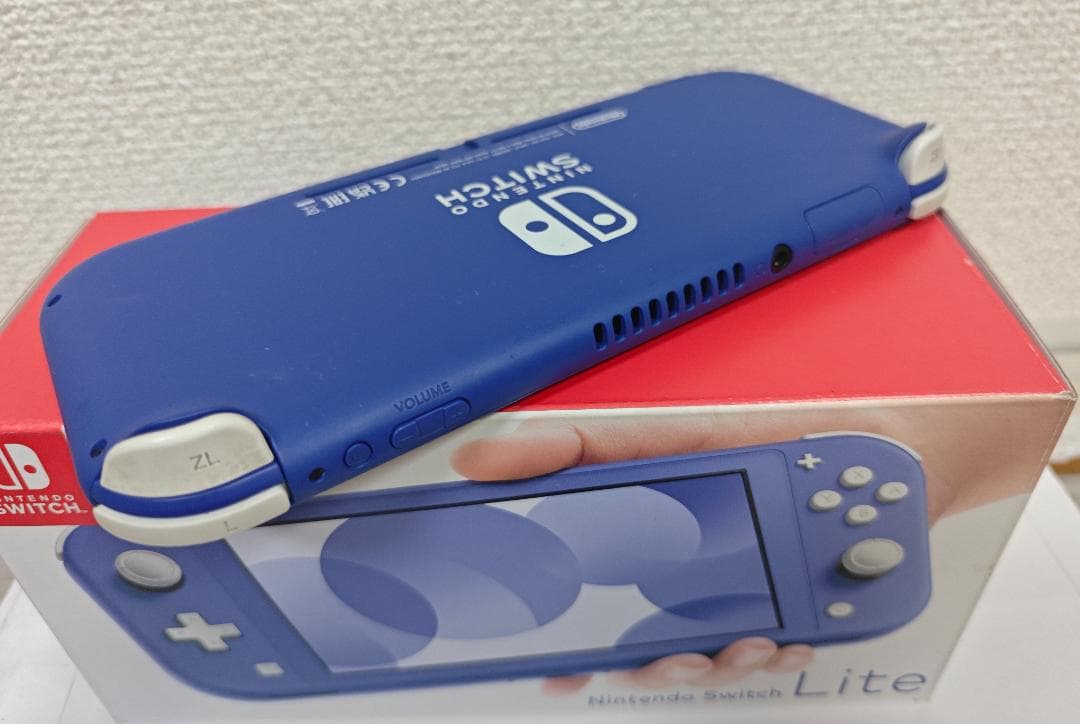 Nintendo Switch Lite 本体 ブルー 美品 ケース カバー付き