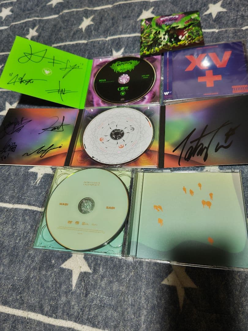 サバプロ・CVLTE・クロスフェイス直筆サイン入り ＆ coldrain再録