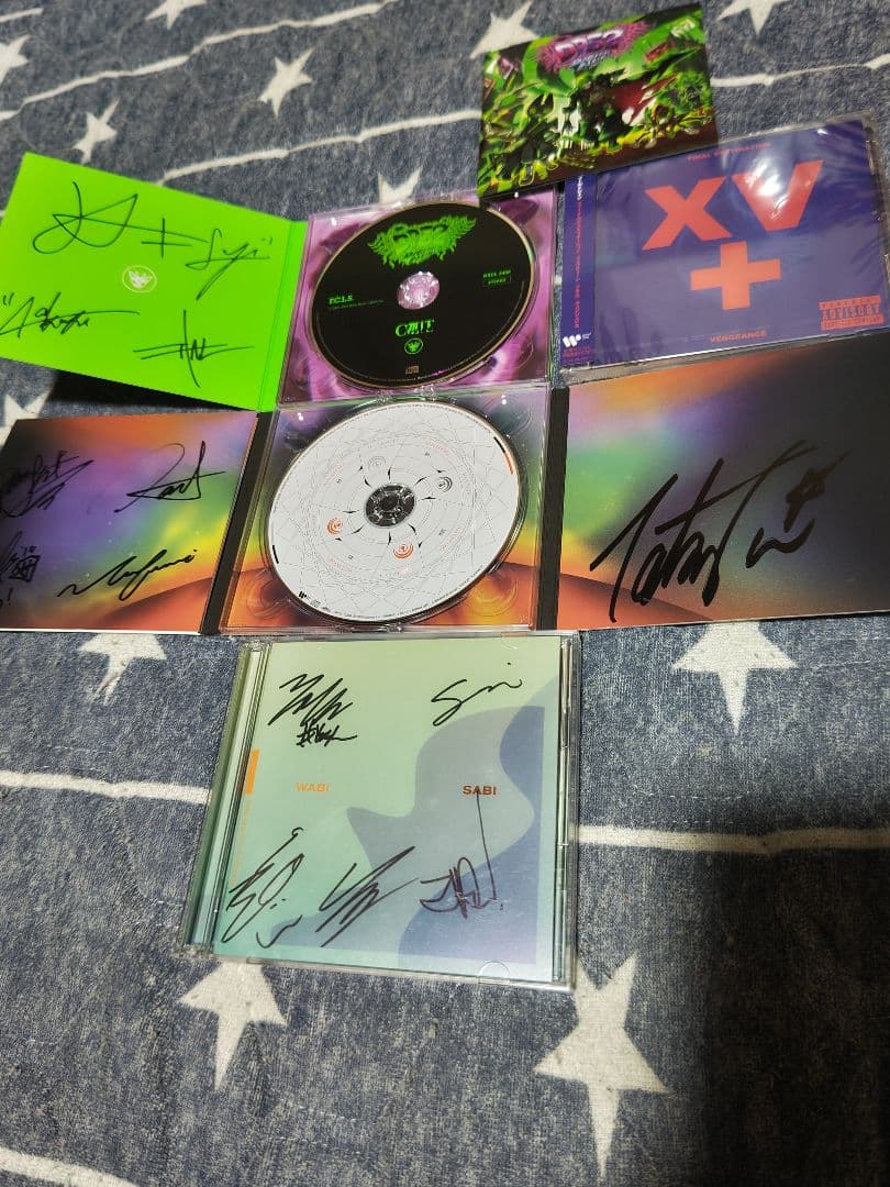 サバプロ・CVLTE・クロスフェイス直筆サイン入り ＆ coldrain再録