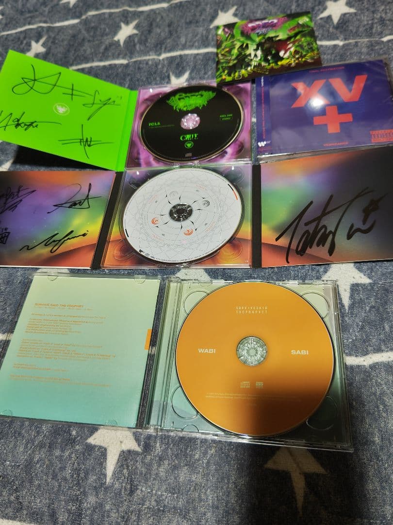 サバプロ・CVLTE・クロスフェイス直筆サイン入り ＆ coldrain再録