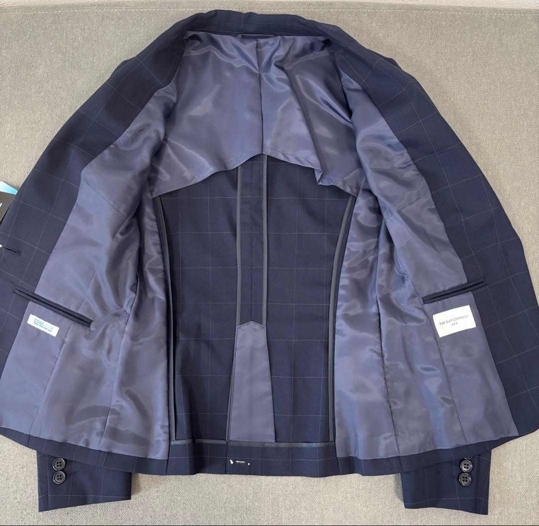 ちゅーたん★【新品】ザスーツカンパニー ネイビー スーツ セットアップ S