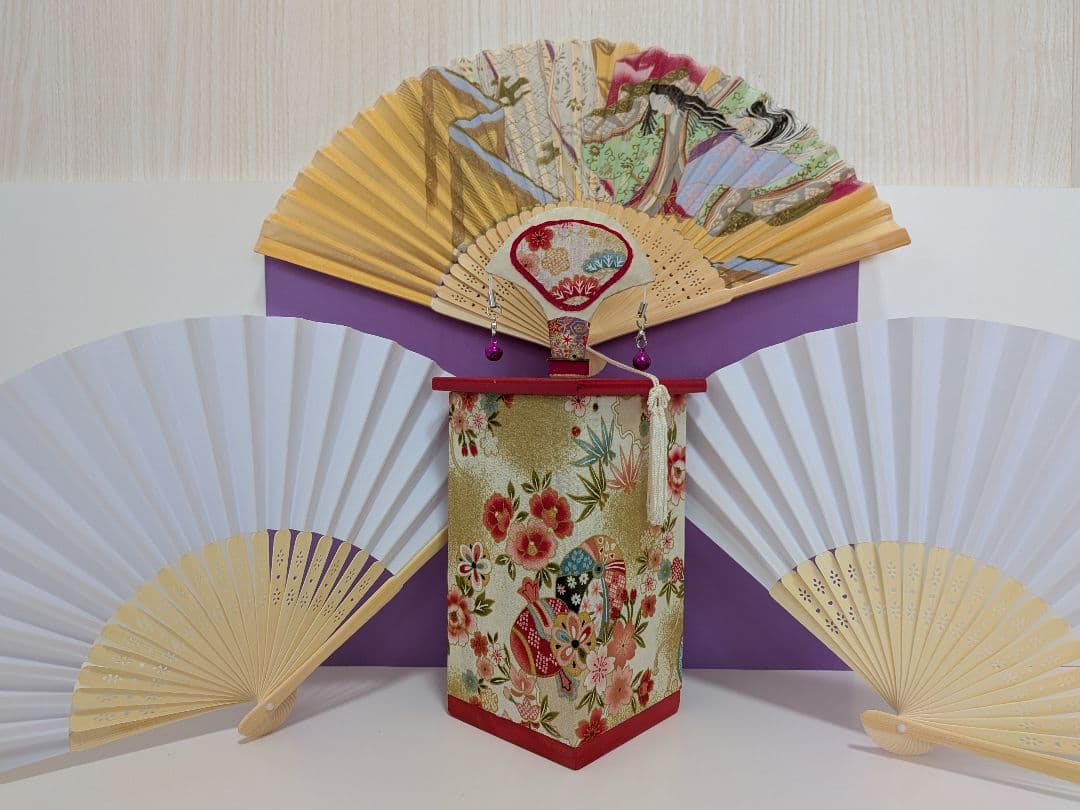 ココちゃん専用‼️「京扇子付！」（NEW）投扇興セット。