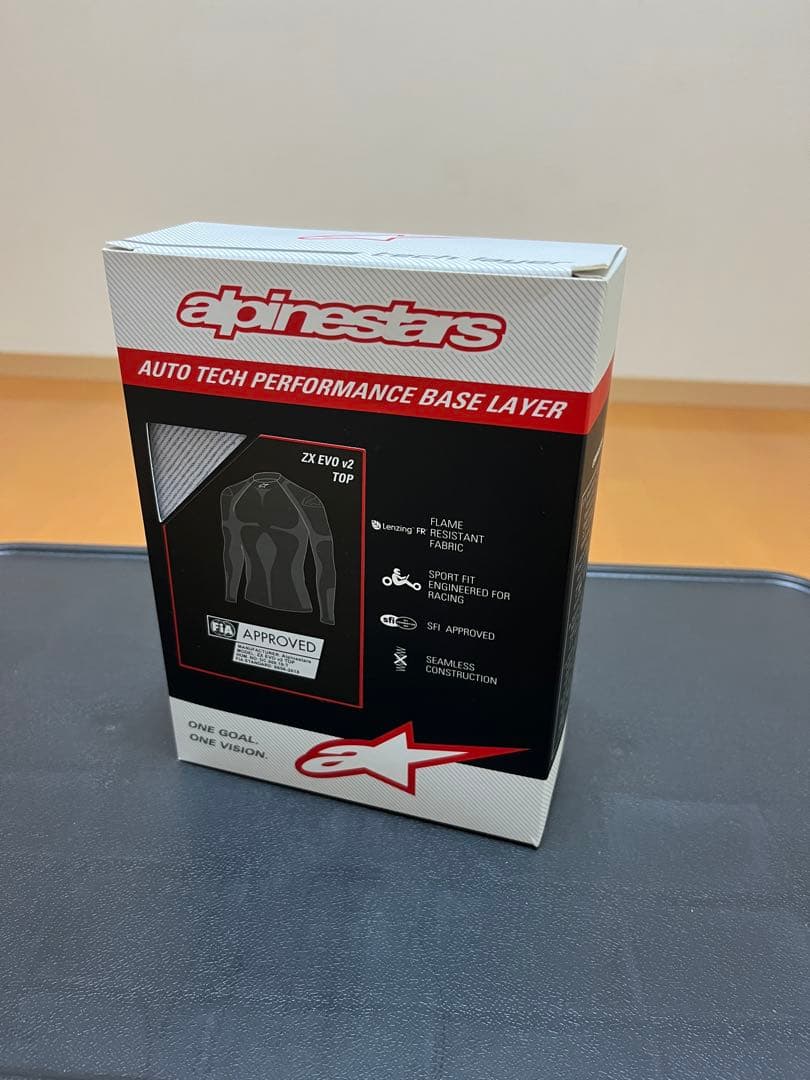 alpinestars ZX TOP EVO V2 ホワイトブルーM/Lサイズ