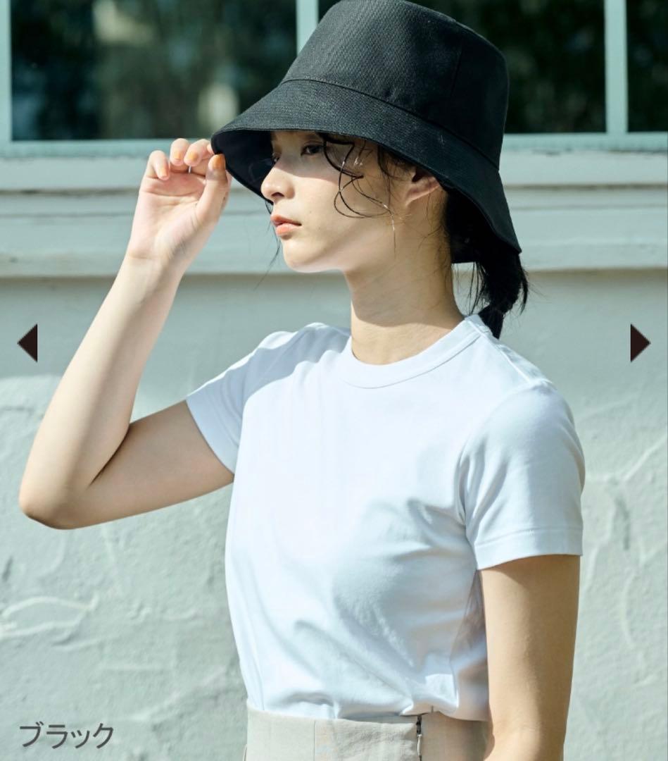 サンバリア100 バケットハット ブラック　Ｍ