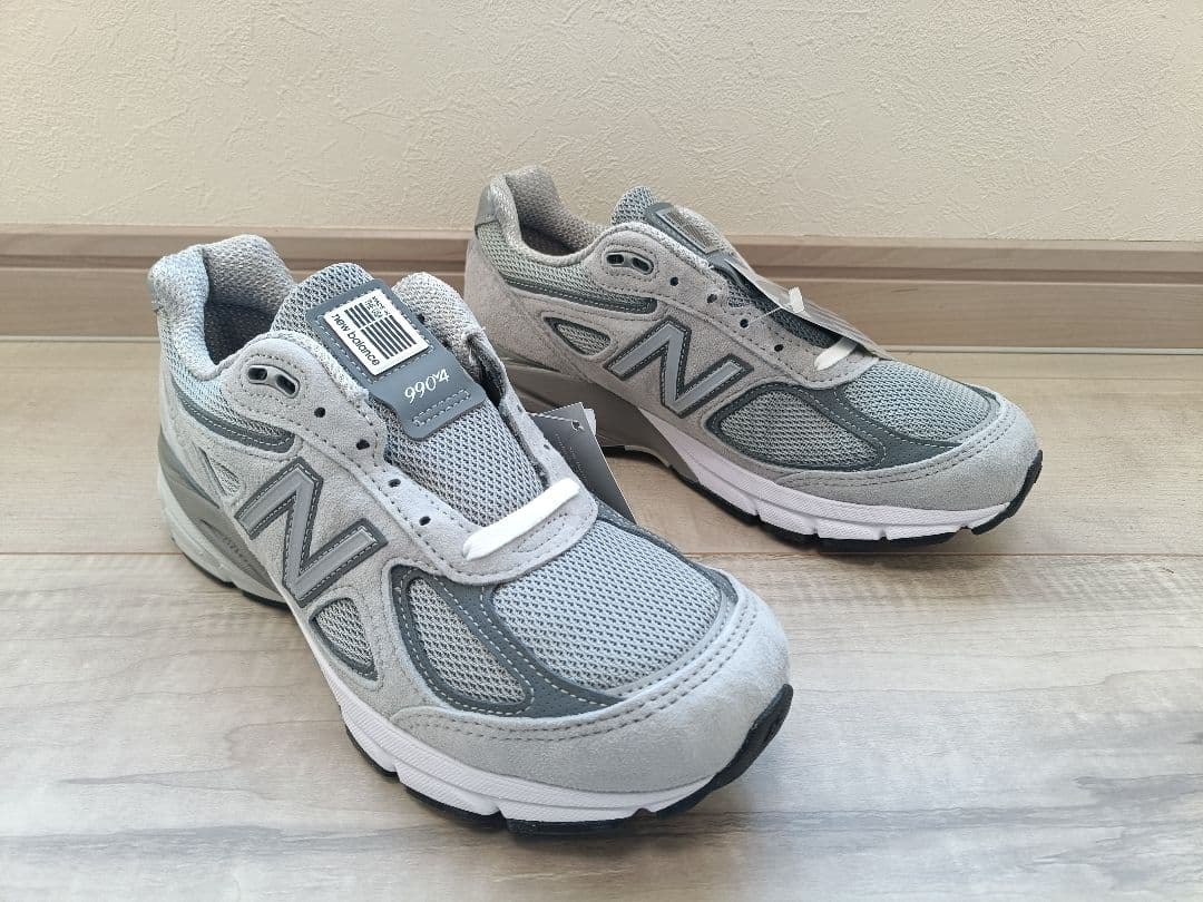 24.5cm 新品 ニューバランス U990GR4 USA製 グレー 990V4