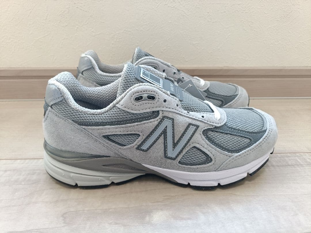 24.5cm 新品 ニューバランス U990GR4 USA製 グレー 990V4