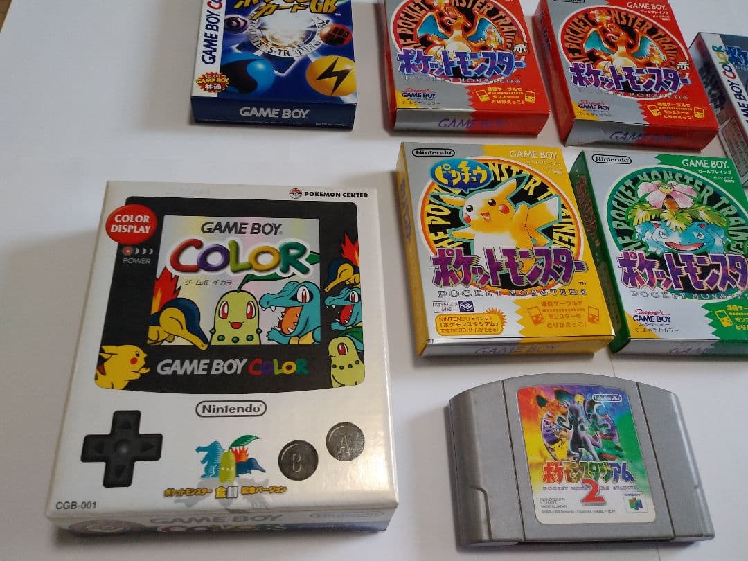 中古品　空箱多め　ポケットモンスター　ゲーム　空箱　まとめ売り　赤　金銀　など