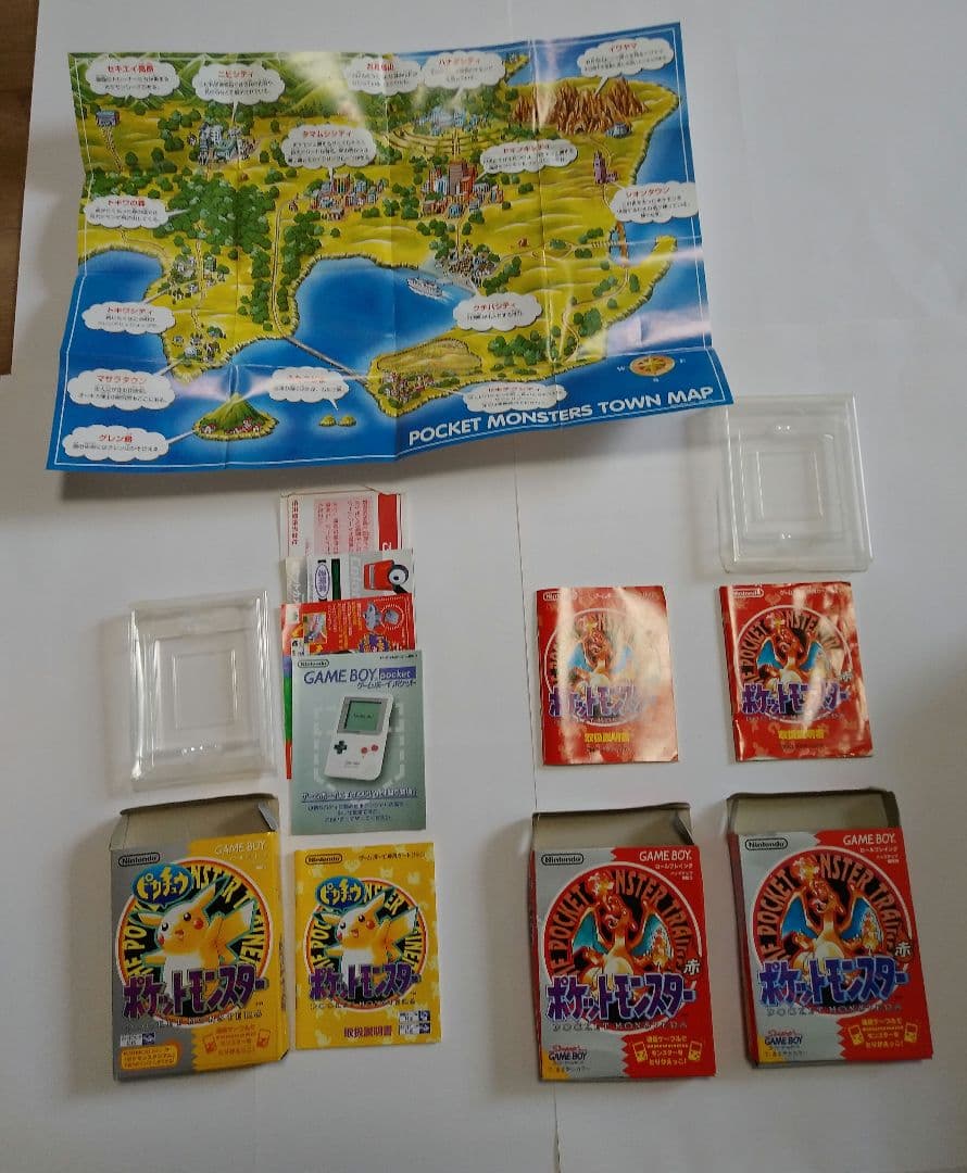 中古品　空箱多め　ポケットモンスター　ゲーム　空箱　まとめ売り　赤　金銀　など