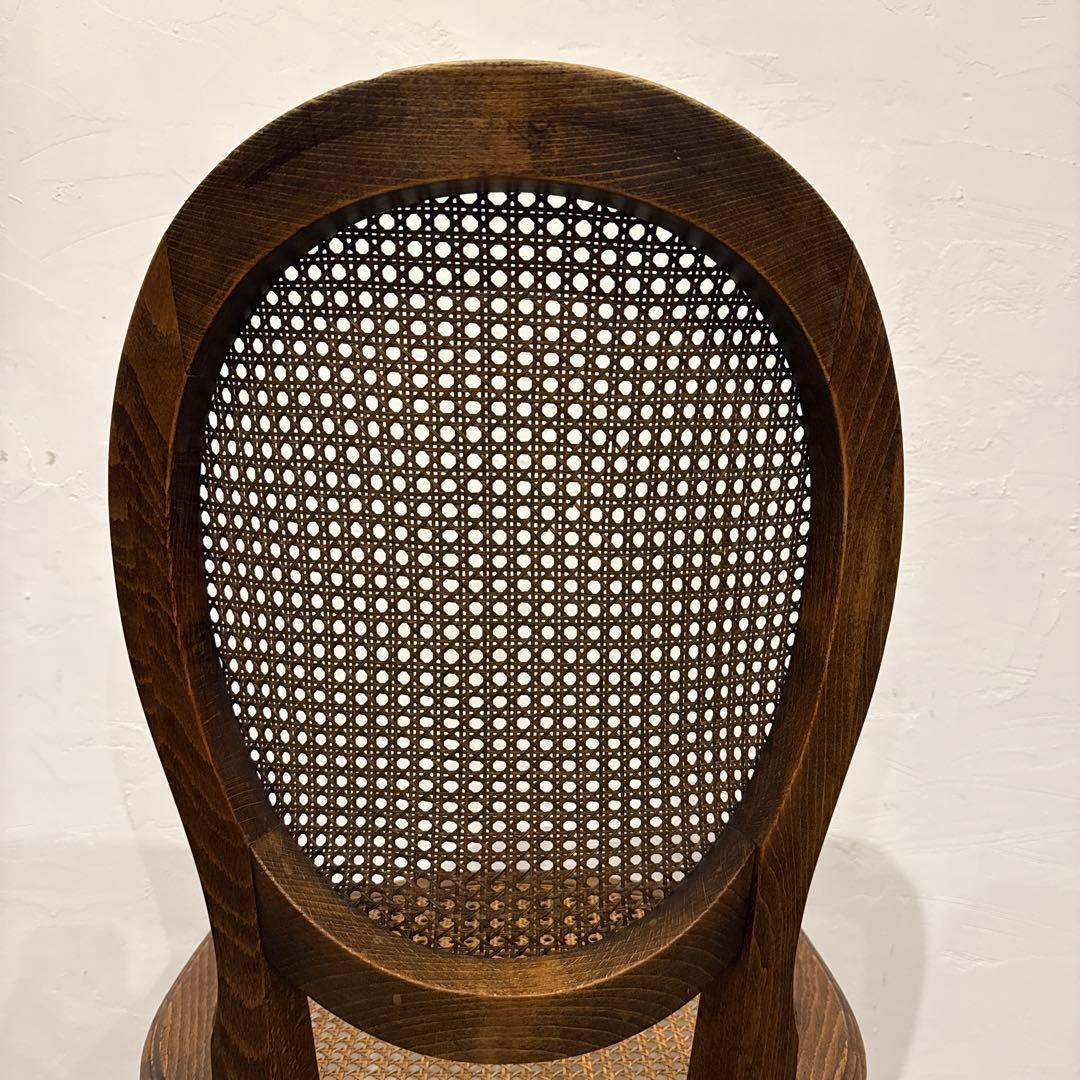 ヴィンテージ　ダイニングチェア　カフェチェア　ラタンチェア　3