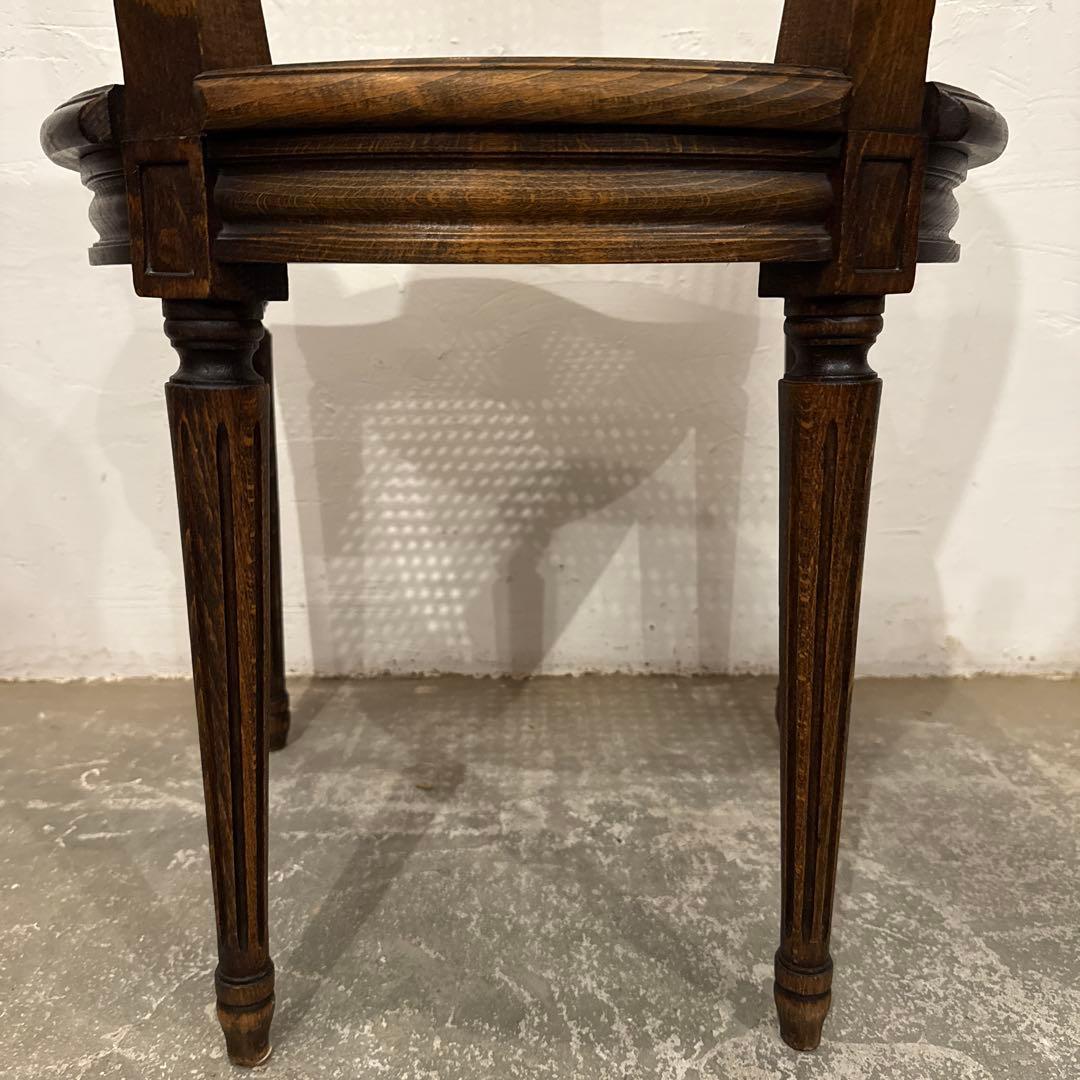 ヴィンテージ　ダイニングチェア　カフェチェア　ラタンチェア　3