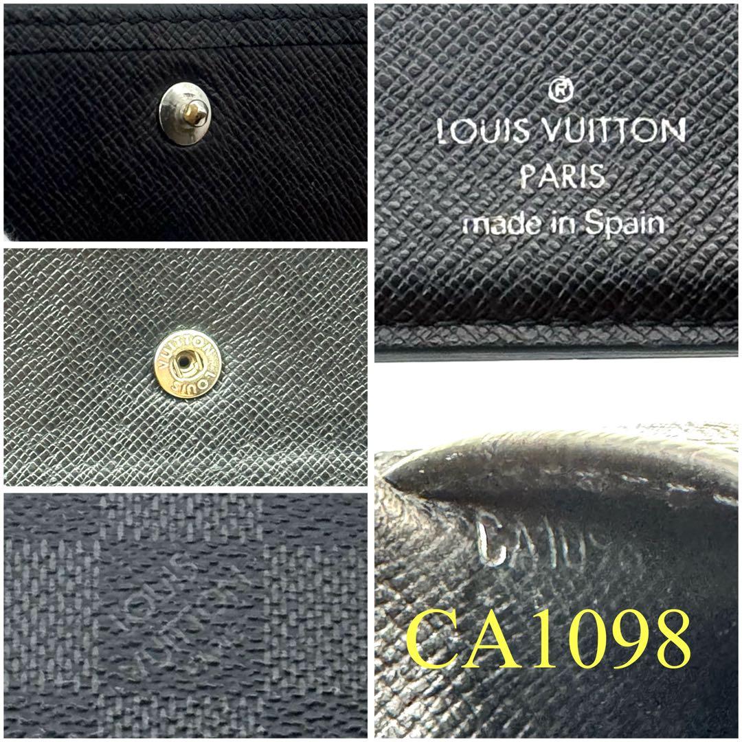 【美品】 ルイヴィトン ダミエグラフィット ポルトフォイユ マルコ カード4枚